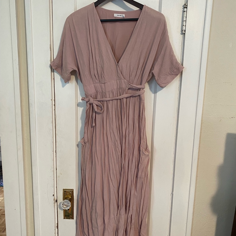 Mod Ref Midi Wrap Dress